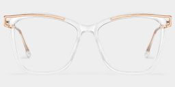 Krystle Clear Square Glasses3