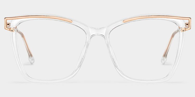 Krystle Clear Square Glasses