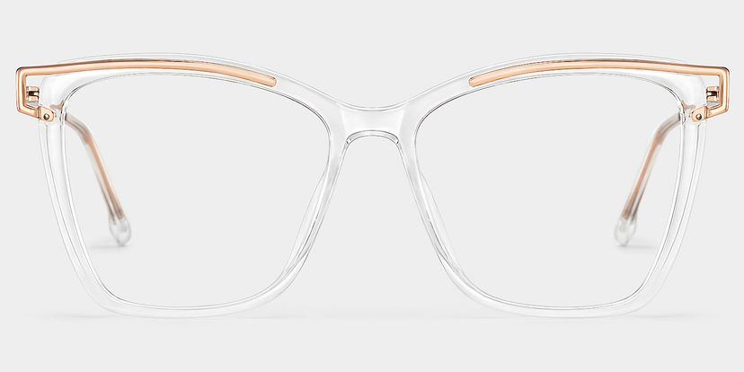 Krystle Clear Square Glasses