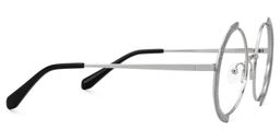 Crowe Round Silver Glasses2