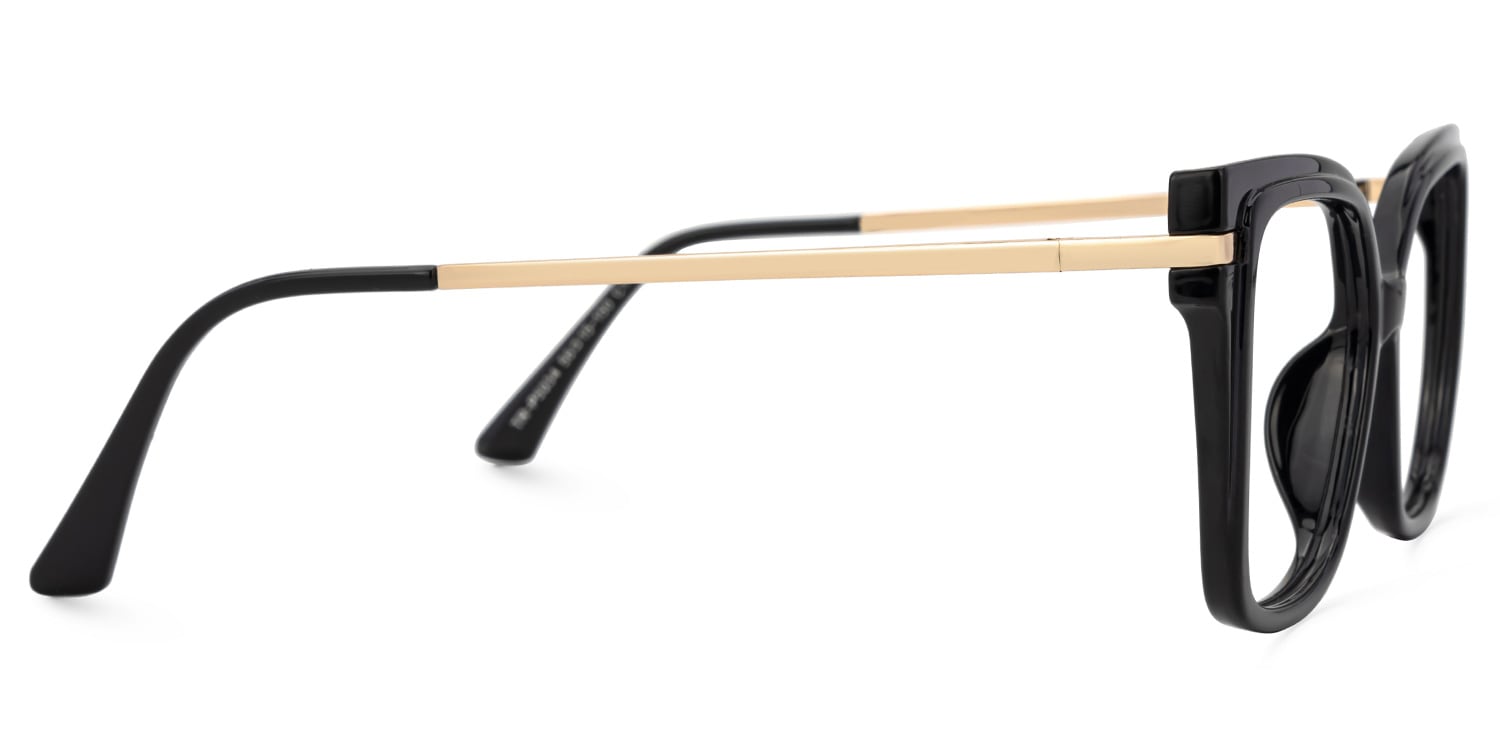 Chrisett Black Square Designer Eyeglasses2