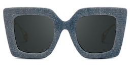 Latanya Square Blue Glasses0