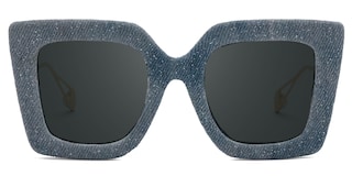 Latanya Square Blue Glasses0