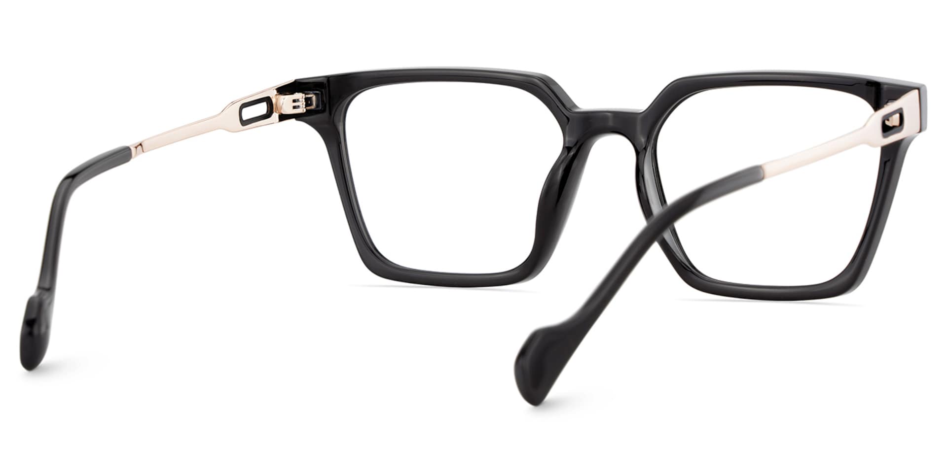 Mabel Eyeglasses in Square Black Frame | Zeelool5