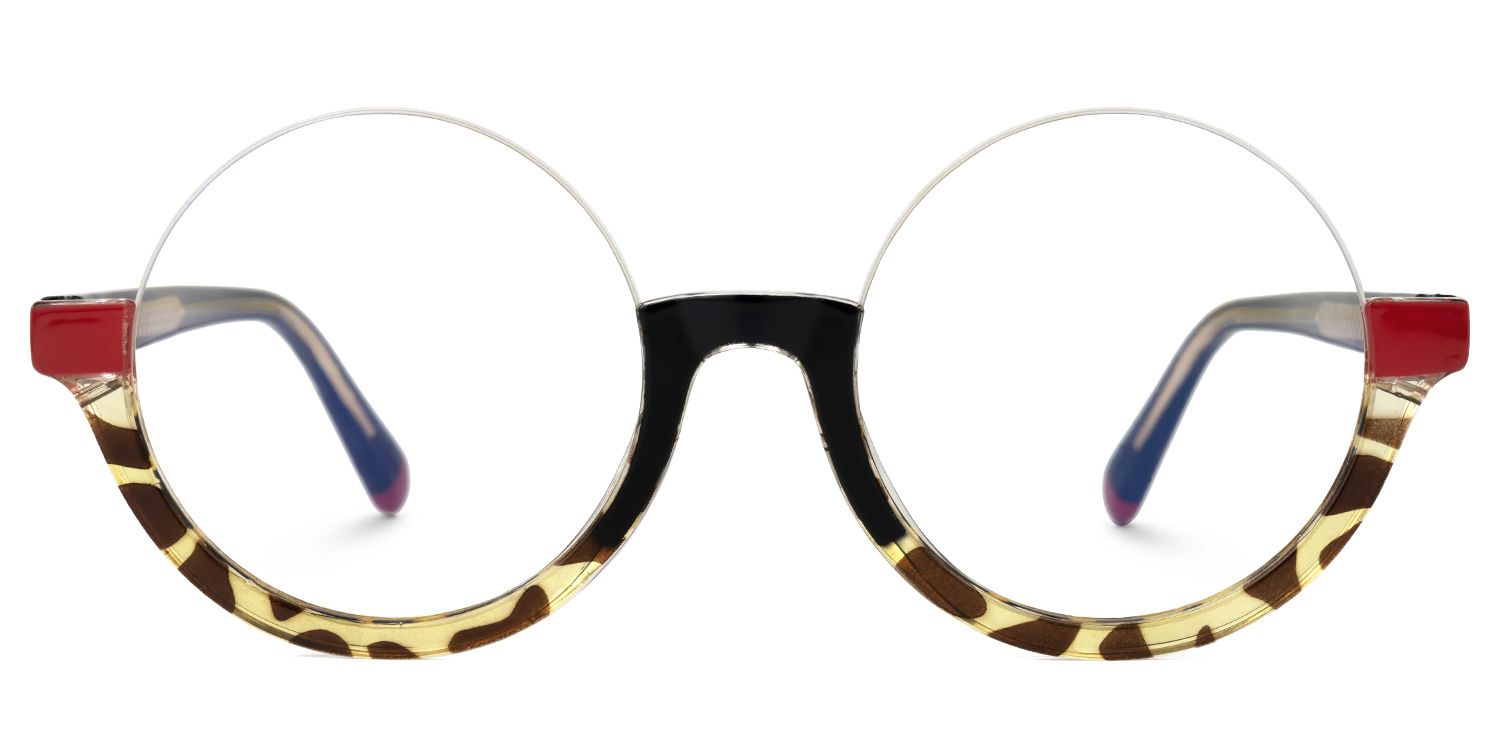 Cheril Round Tortoise Glasses0