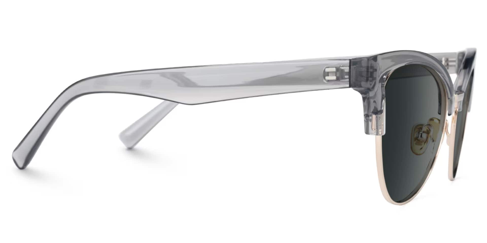 Charlene Browline Gray Sunglasses and Cateye Frames2