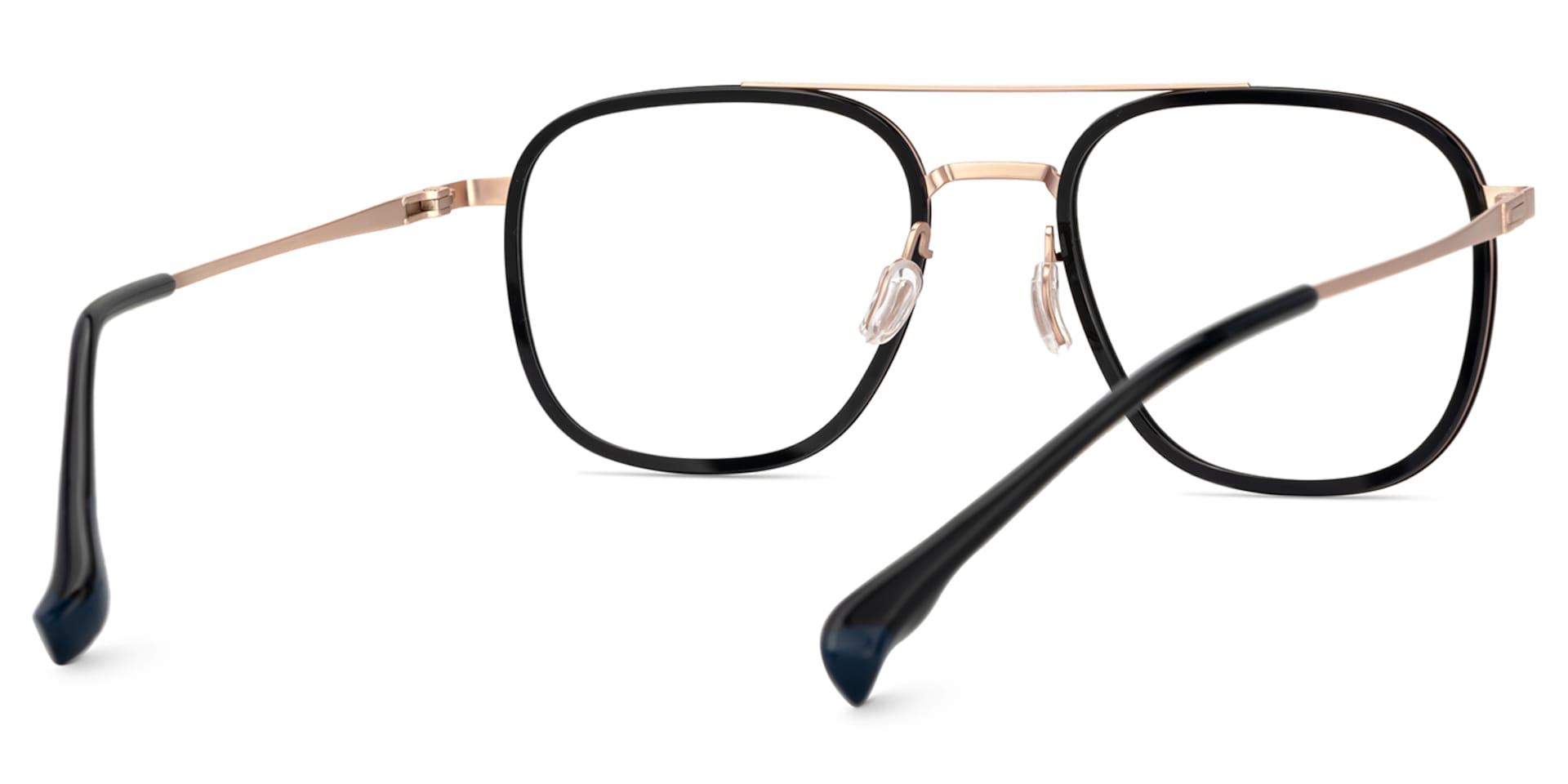 Black Designer Eyeglasses Frames In Aviator5
