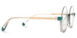 Cheril Round Clear Glasses2