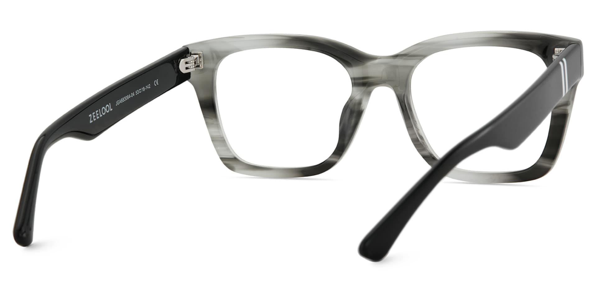 Gaydeh Grey Frame Glasses With Rectangle Shape | Zeelool3