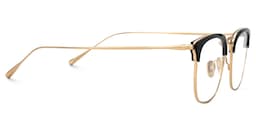 Caton Browline Black Glasses2