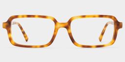 Danielle Tortoise Rectangle Glasses0
