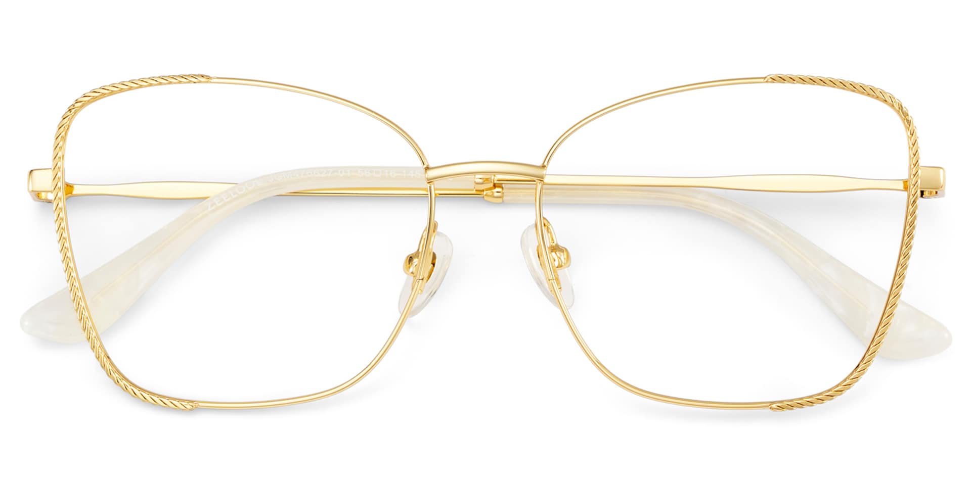 Kai Eyeglasses in Butterfly Gold Frame | Zeelool3