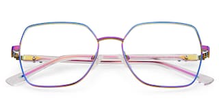 Billie Geometric Iridescent Glasses2