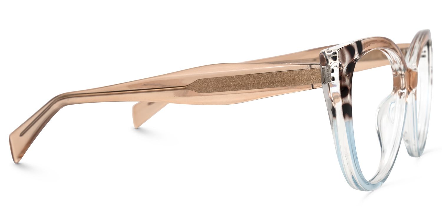 Cateye Narine Multicolor Frame Glasses Deals | Zeelool Optical2