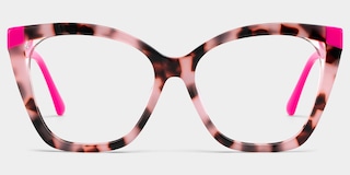 Kira Butterfly Pink Tortoise Glasses1