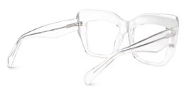 Charmaine Cat Eye Clear Glasses5