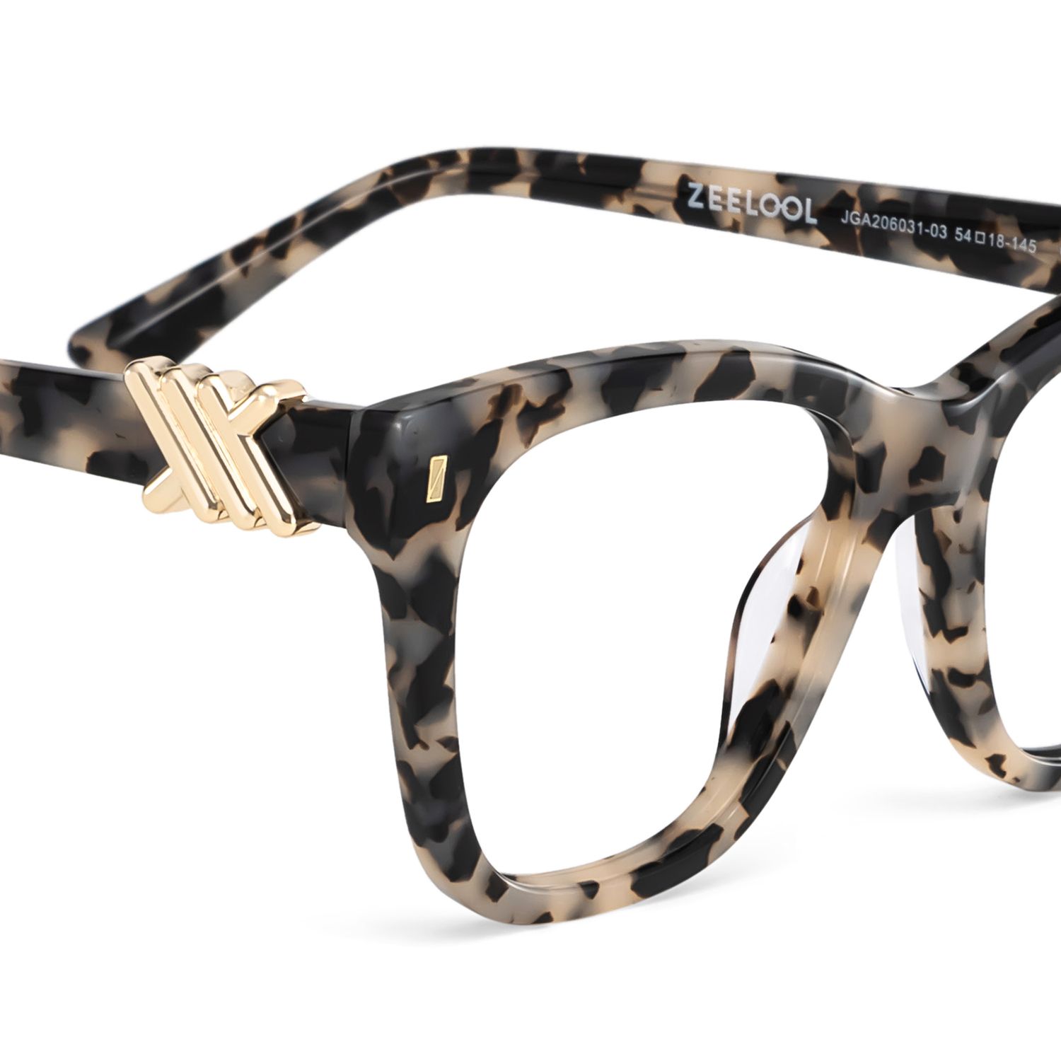 Square Tortoise Eyeglasses- Mae Acetate Frame Glasses6