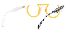 Mastin Round Yellow Glasses3