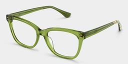 Vivienne Rectangle Green Glasses5