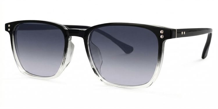 Martinez Black Square Sunglasses