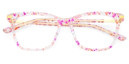 Eliot Rectangle Pink Glasses2