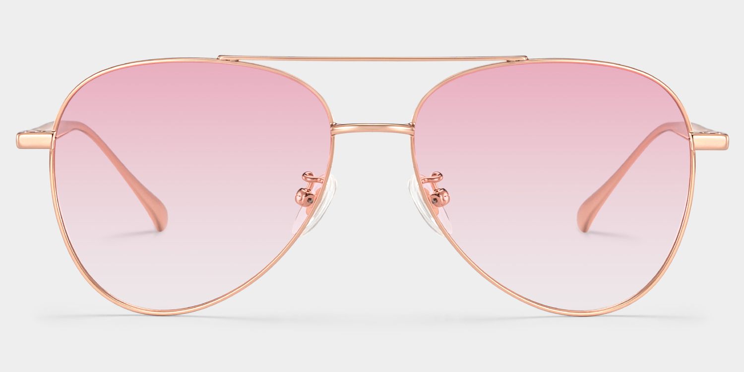 Cher Metal Rose Gold Aviator Sunglasses | ZEELOOL x Prabal Gurung1