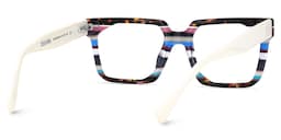 Laguer Rectangle Multicolor Glasses5