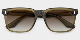 Fletcher Rectangle Brown Glasses1