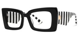 Mitia Rectangle Black Glasses1
