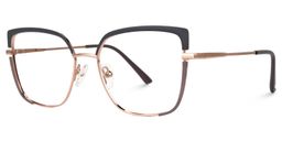 Grasso Square Two-Tone Glasses1