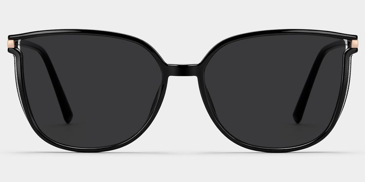 Rodz Black Square Sunglasses