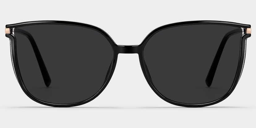 Rodz Black Square Sunglasses