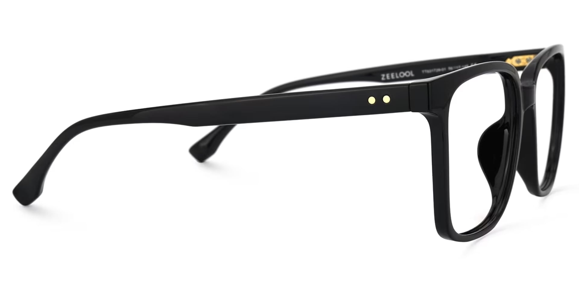 Contreras Square Black Glasses | Zeelool Glasses3