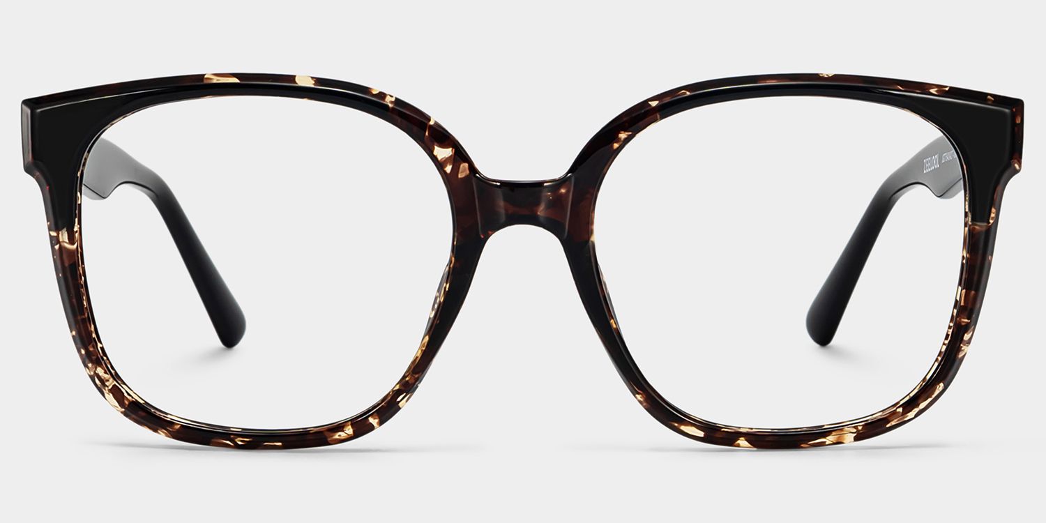 Siner Square Havana Frame Glasses for Women | ZEELOOL0