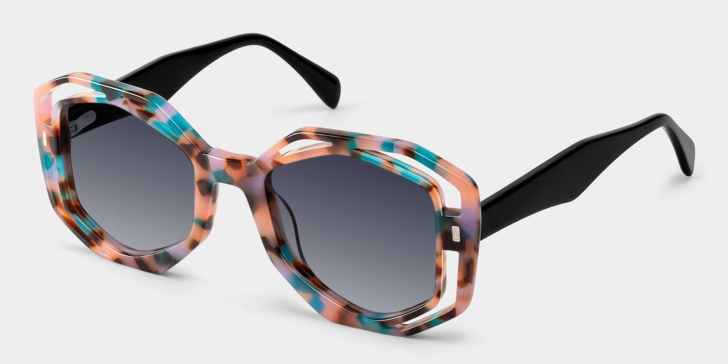 Bobbie Oval Pink-Tortoise Frame Sunglasses Online Sale | ZEELOOL2