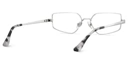 Lyle Rectangle Silver Glasses5