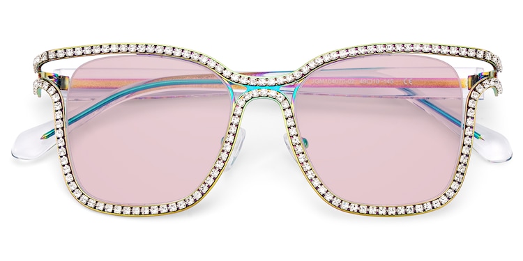 Shine Square Iridescent Sunglasses