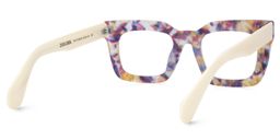 Keisa Square Floral Glasses3