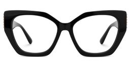 Tillman Geometric Black Glasses0