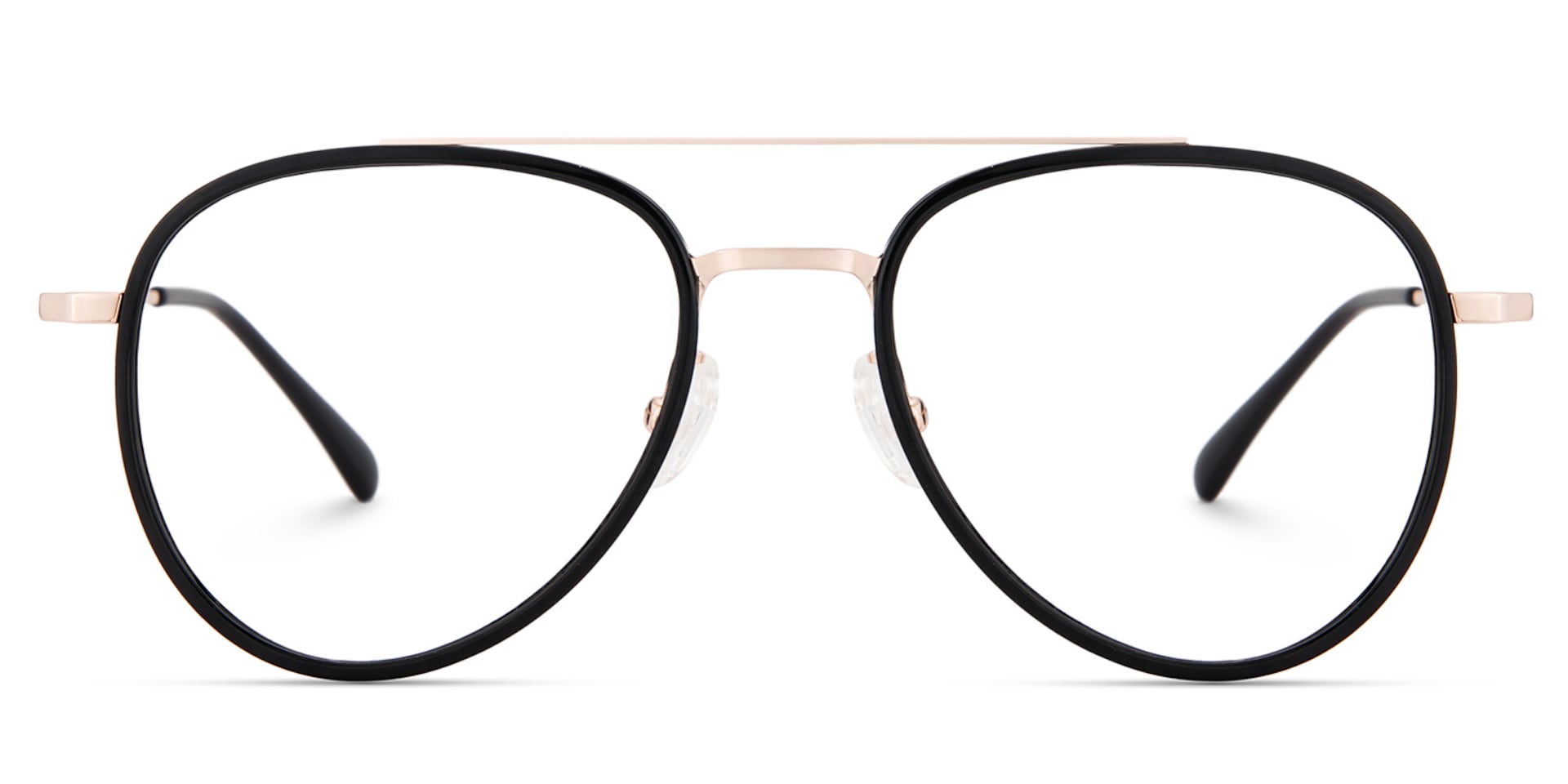 Serrano Avaitor Black Glasses | Zeelool Glasses0