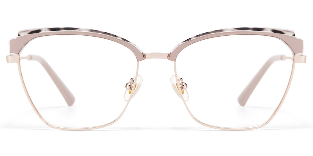 Phoebe Browline Khaki Glasses