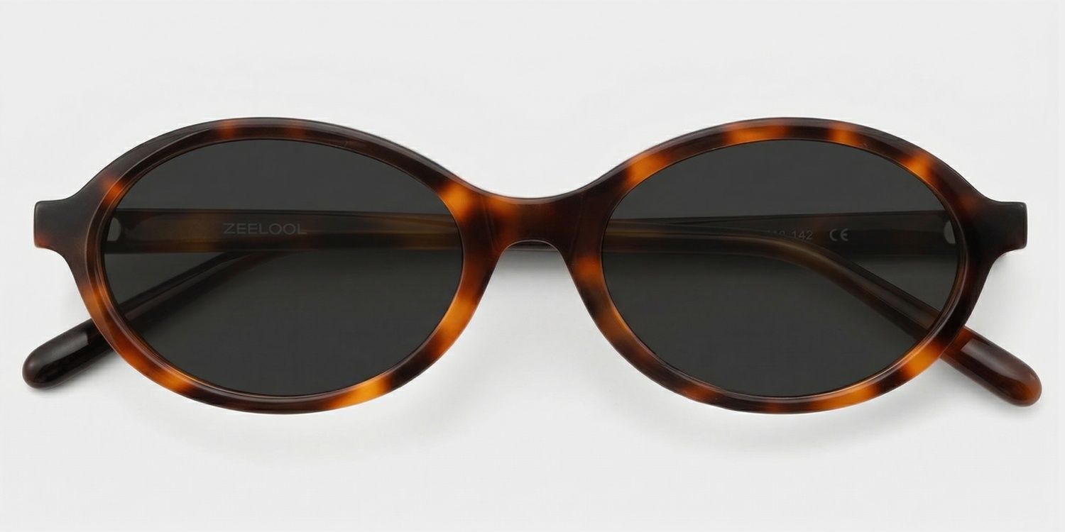Everly Tortoise Oval Polarized Sunglasses for Driving | ZEELOOL1