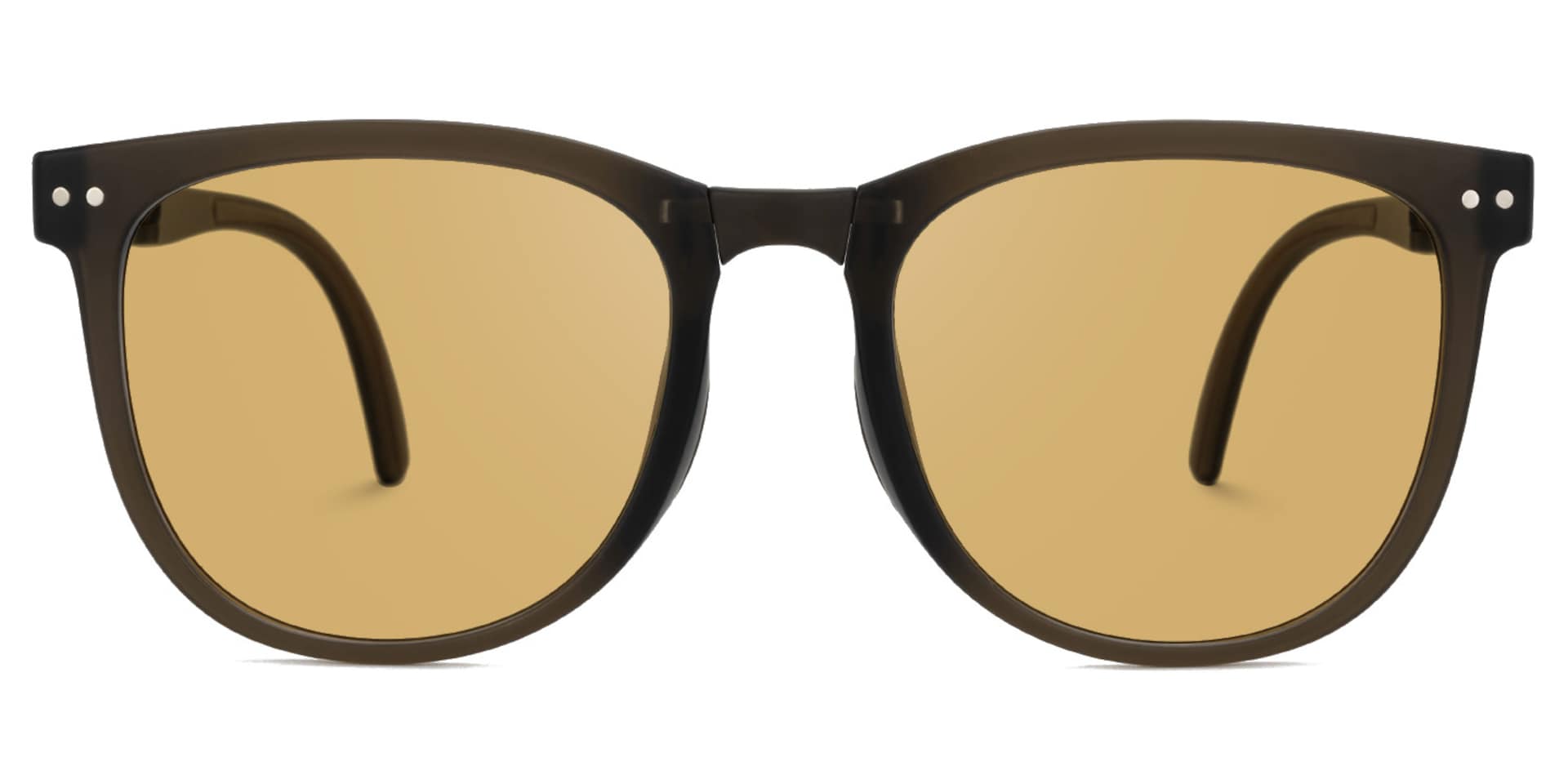 Lindzy TR90 Brown Frame Sunglasses with Square Shape | Zeelool0