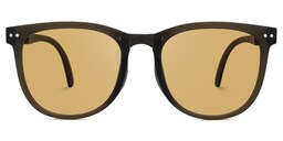 Lindzy Square Brown Sunglasses0