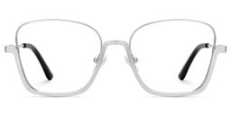 Malidy Square Silver Glasses0