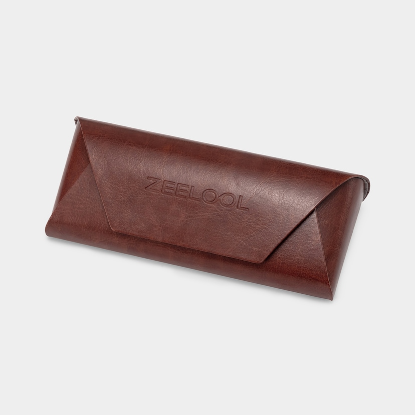 High-quality Portable Brown Glasses Storage Bag