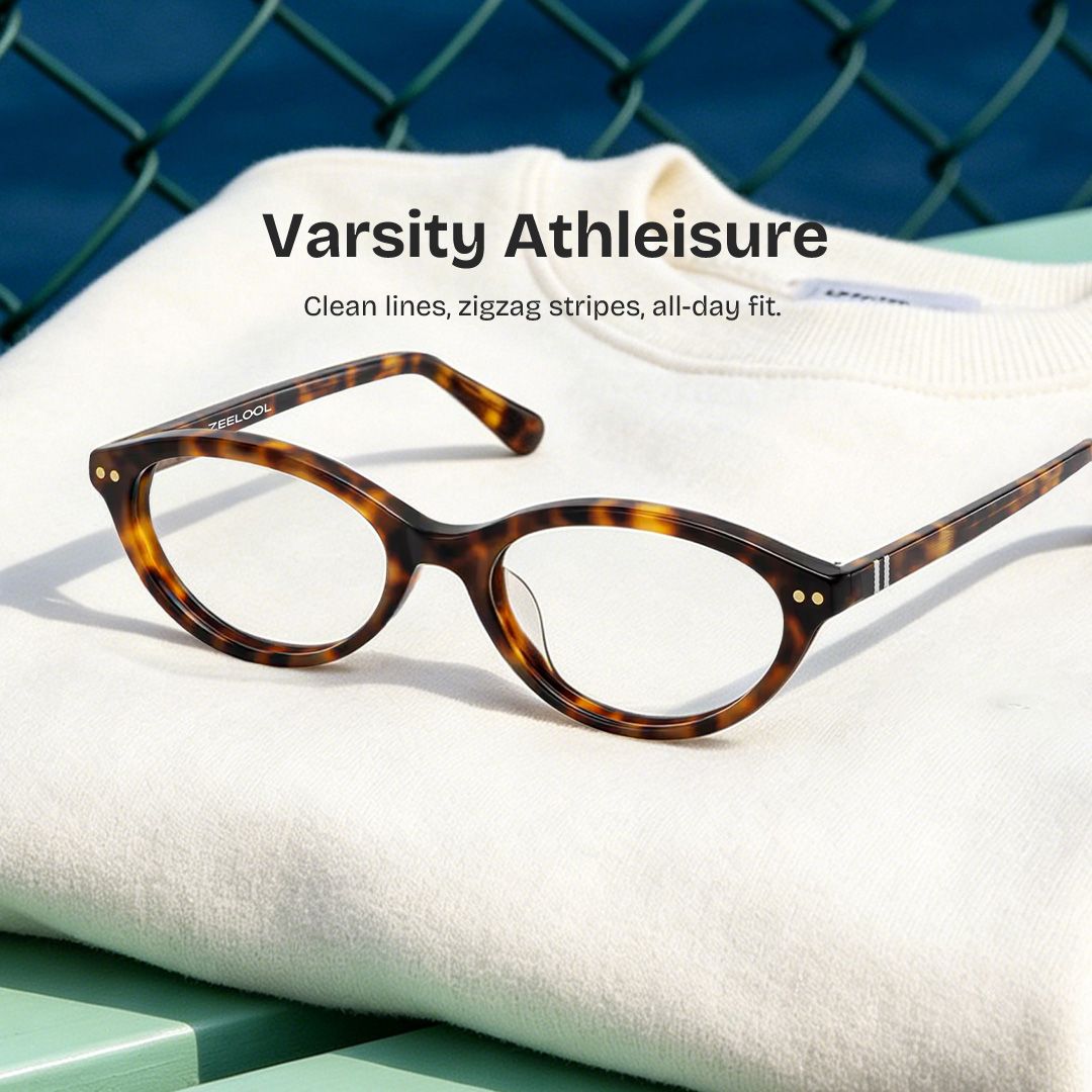 Ashby Tortoise Oval-Frame Glasses | Retro Athleisure