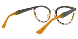 Laraine Cat Eye Gray Glasses3