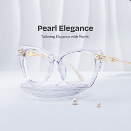 Victor Cat eye Clear Glasses0