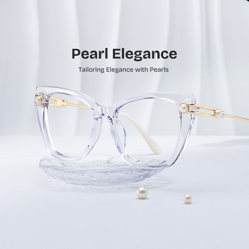 Victor Cat eye Clear Glasses
